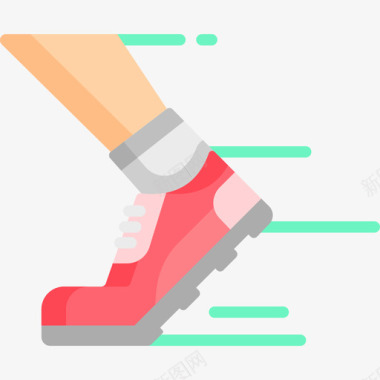 跑步运动167持平图标图标