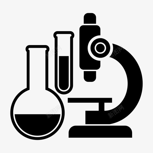 实验室化学教育图标svg_新图网 https://ixintu.com 化学 学校 学校和教育 实验室 教育 物理