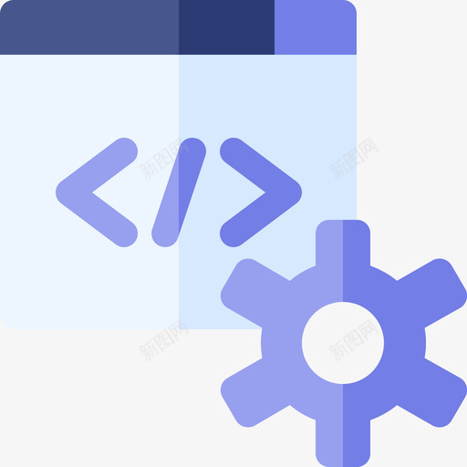 代码用户体验9扁平图标svg_新图网 https://ixintu.com 代码 扁平 用户体验9