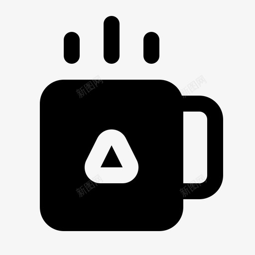 马克杯休息咖啡图标svg_新图网 https://ixintu.com 休息 咖啡 固体 杯子 野营 马克