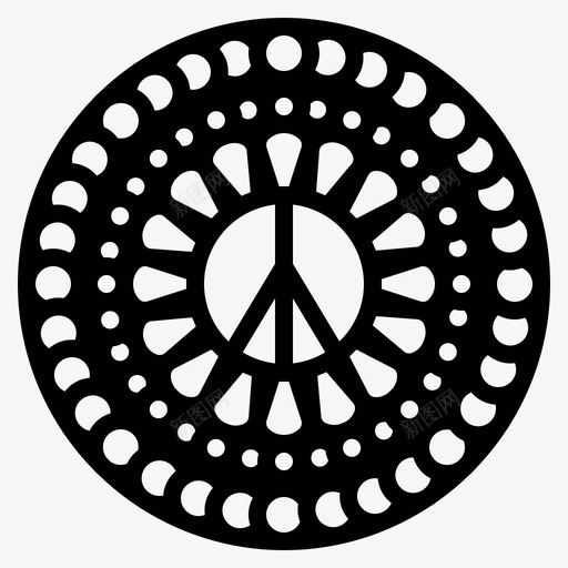 平和心思图标svg_新图网 https://ixintu.com 平和 能量