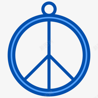 和平摇滚乐3蓝色图标图标
