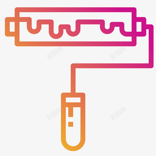 油漆辊施工121坡度图标svg_新图网 https://ixintu.com 坡度 施工 油漆