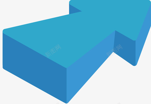 右箭头三维箭头4平面图标svg_新图网 https://ixintu.com 三维 平面 箭头