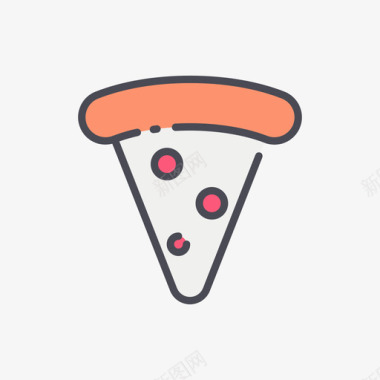 披萨香料2原色图标图标