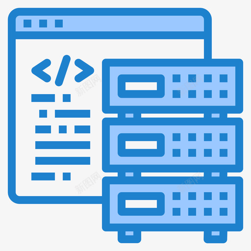编码开发74蓝色图标svg_新图网 https://ixintu.com 开发 编码 蓝色