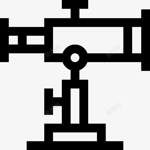 望远镜地理29线性图标svg_新图网 https://ixintu.com 地理 望远镜 线性