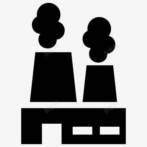 污染空气保护图标svg_新图网 https://ixintu.com 保护 垃圾 污染 环境 空气 自然