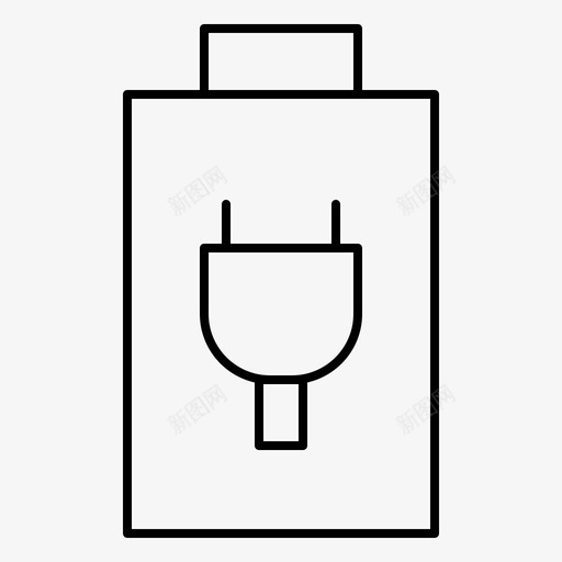 电池充电电气图标svg_新图网 https://ixintu.com 充电 电气 电气设备 电池