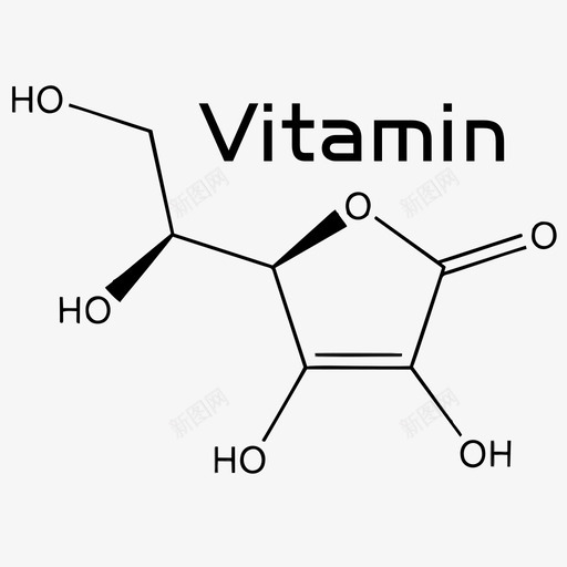 维生素Csvg_新图网 https://ixintu.com 维生素C 线性 单色