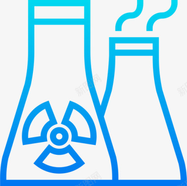 核电站污染14坡度图标图标