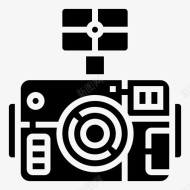 摄像机潜水18字形图标图标