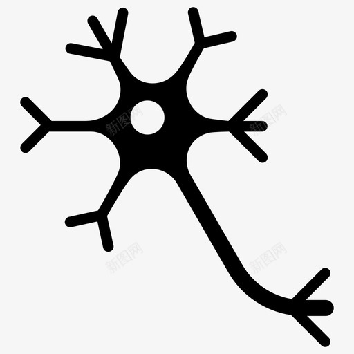 神经元细胞神经图标svg_新图网 https://ixintu.com 人体器官字形 神经 神经元 神经学 神经系统 细胞