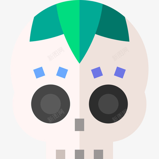 Catrina死亡日16Flat图标svg_新图网 https://ixintu.com Catrina Flat 死亡