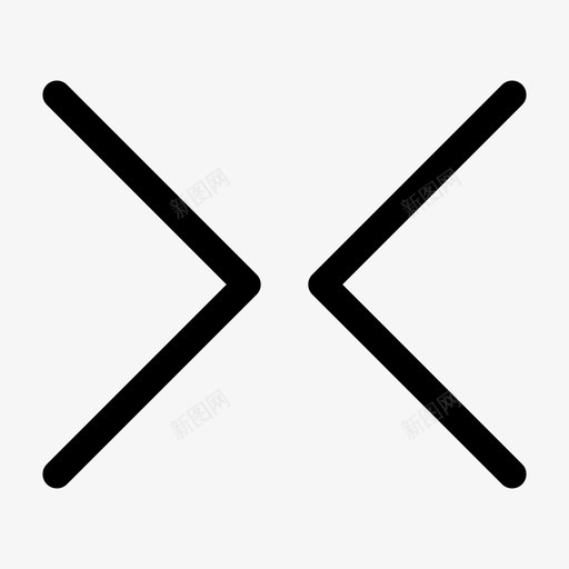 箭头十字左图标svg_新图网 https://ixintu.com 十字 右 左 界面基本字形集24 箭头