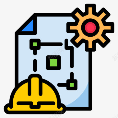 工程工程85线颜色图标图标