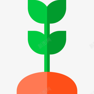 植物生态171平坦图标图标
