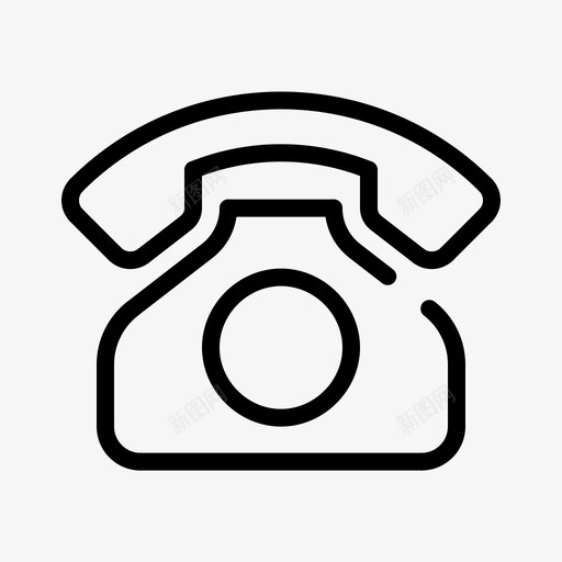 电话通讯办公室图标svg_新图网 https://ixintu.com 办公室 工作 电话 要素 通讯