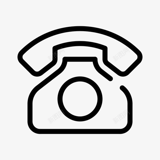 电话通讯办公室图标svg_新图网 https://ixintu.com 办公室 工作 电话 要素 通讯