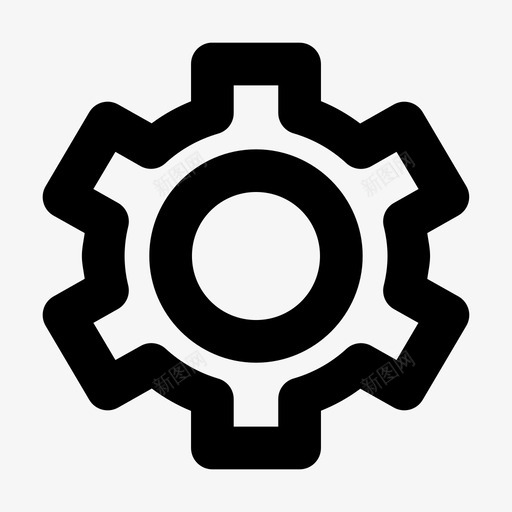 齿轮加工业务管理图标svg_新图网 https://ixintu.com 业务 业务管理 加工 管理 设置 齿轮