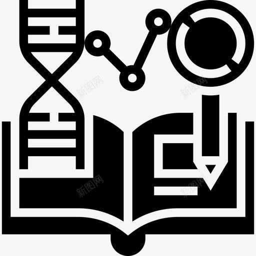书生物技术3字形图标svg_新图网 https://ixintu.com 字形 生物技术
