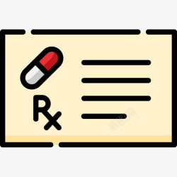 药房会员卡会员卡药房34线性颜色图标高清图片