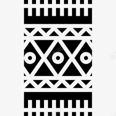 地毯波西米亚风格15字形图标图标