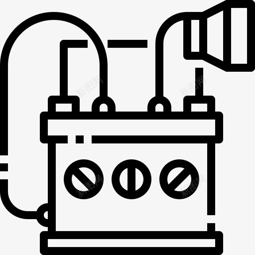 手电筒装置消防队员图标svg_新图网 https://ixintu.com 手电筒 消防 消防队 装置 队员