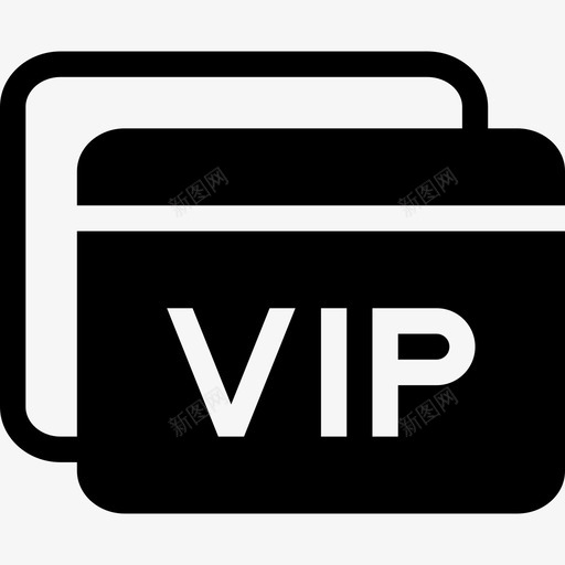VIP卡iconsvg_新图网 https://ixintu.com VIP卡icon