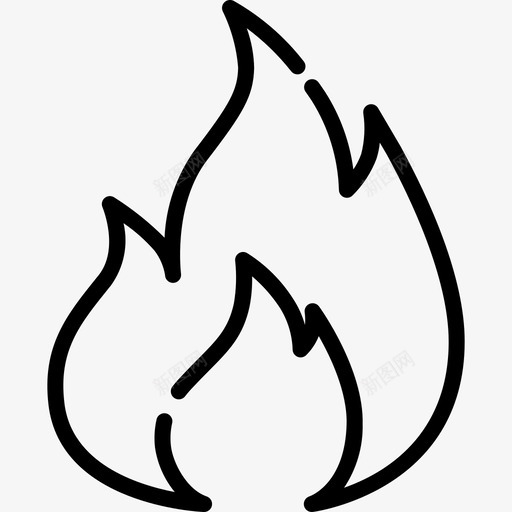 火灾保险危险火焰图标svg_新图网 https://ixintu.com 保险 危险 安全 火灾 火焰