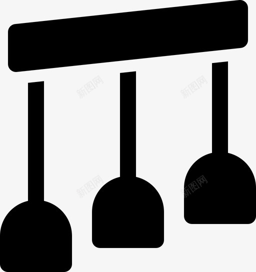 灯天花板安装图标svg_新图网 https://ixintu.com 2个 填充 多个 天花板 安装 家用