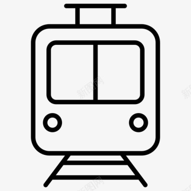 火车户外旅游图标图标