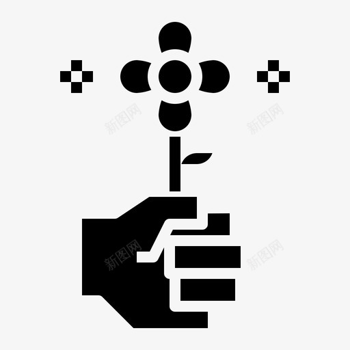 花礼物23实心图标svg_新图网 https://ixintu.com 实心 礼物