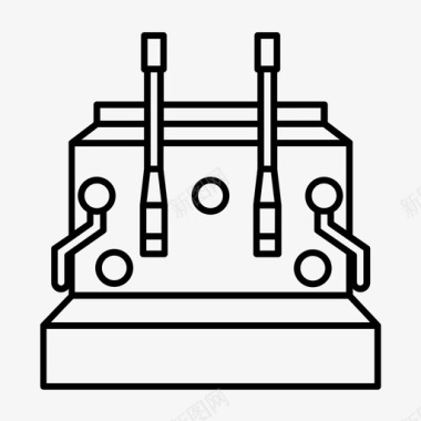 半自动咖啡机咖啡机半自动图标图标