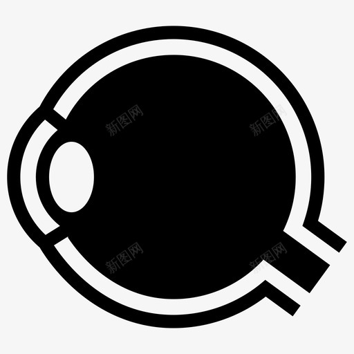 眼球视力人体器官图标svg_新图网 https://ixintu.com 人体 器官 眼球 视力 视觉 雕文