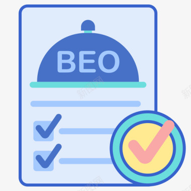 Beo事件管理2线性颜色图标图标