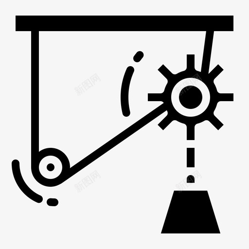 齿轮工程81填充图标svg_新图网 https://ixintu.com 填充 工程 齿轮