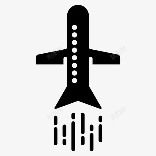 飞机飞行户外图标svg_新图网 https://ixintu.com 户外 旅游 旅行 飞机 飞行