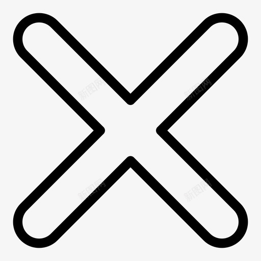 x取消关闭图标svg_新图网 https://ixintu.com ol 关闭 删除 取消 安全 数据库 退出 配置