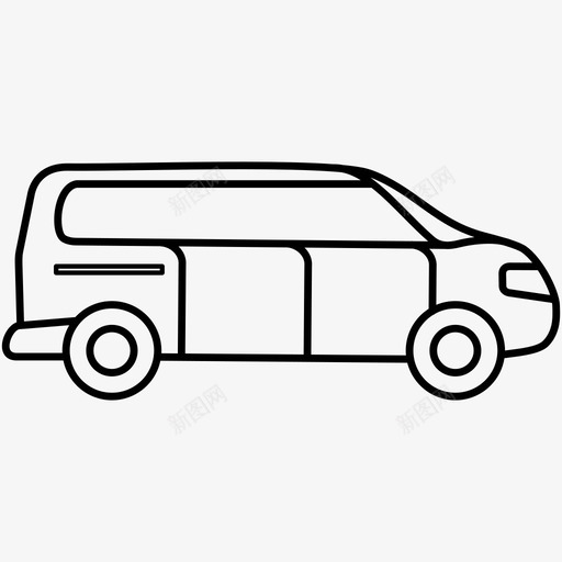 小型货车汽车模型车型图标svg_新图网 https://ixintu.com 小型 掀背车 敞篷车 汽车模型 货车 车型