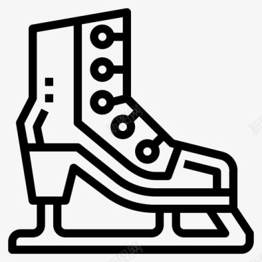 溜冰比赛鞋图标图标