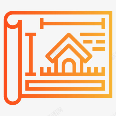 房屋平面图房地产201坡度图标图标