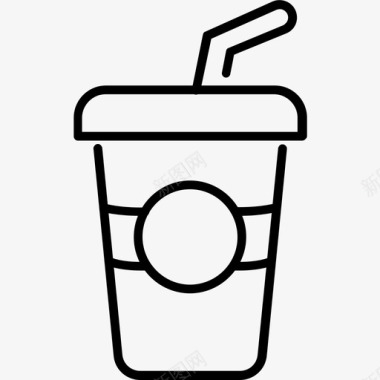 咖啡杯卡布奇诺饮料图标图标