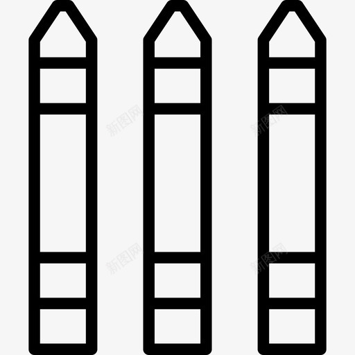 蜡笔艺术8线条图标svg_新图网 https://ixintu.com 线条 艺术8 蜡笔