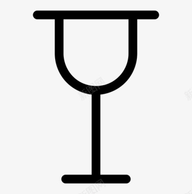 酒杯饮料品酒师图标图标