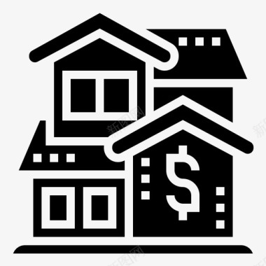 固定资产房屋利润图标图标
