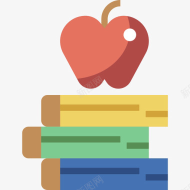 苹果现代教育2扁平图标图标