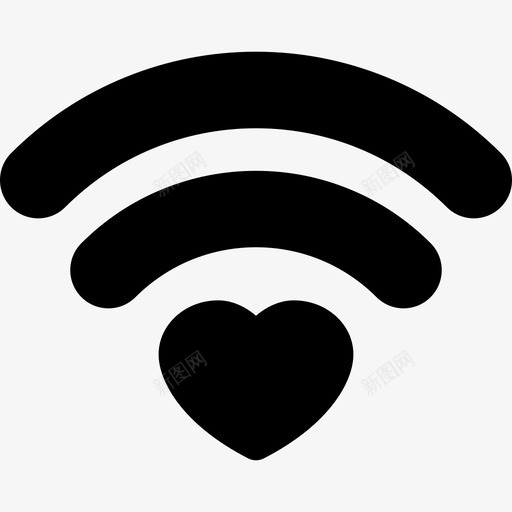 wifi连接-01svg_新图网 https://ixintu.com wifi连接-01