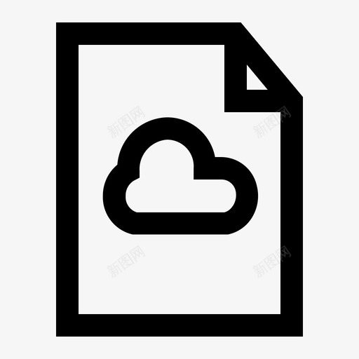 云页面文档文件图标svg_新图网 https://ixintu.com ikigai 文件 文件夹 文档 页面