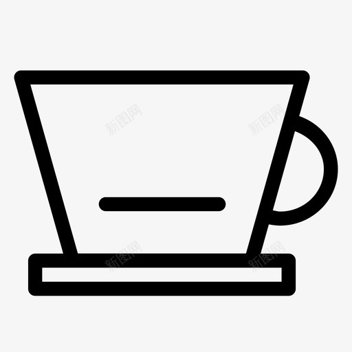 咖啡滴头美式咖啡蜂巢滴头图标svg_新图网 https://ixintu.com 倒出 卡利塔 咖啡 手册 滴头 美式 蜂巢 轮廓
